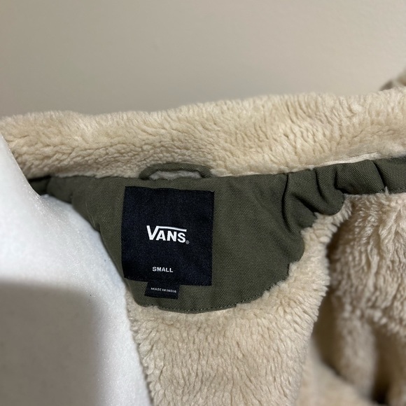 Army green faux fur jacket - Picture 5 of 6